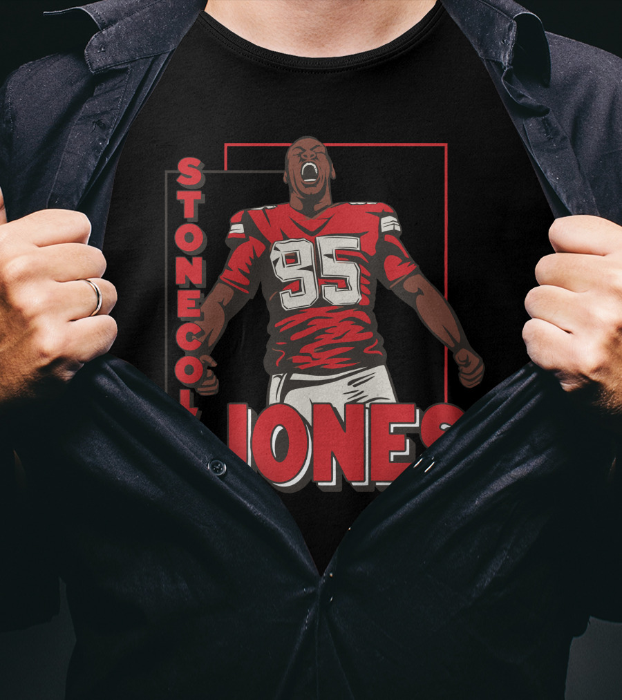 Stone Cold Jones Kansas City Chiefs Number 95 T-Shirt