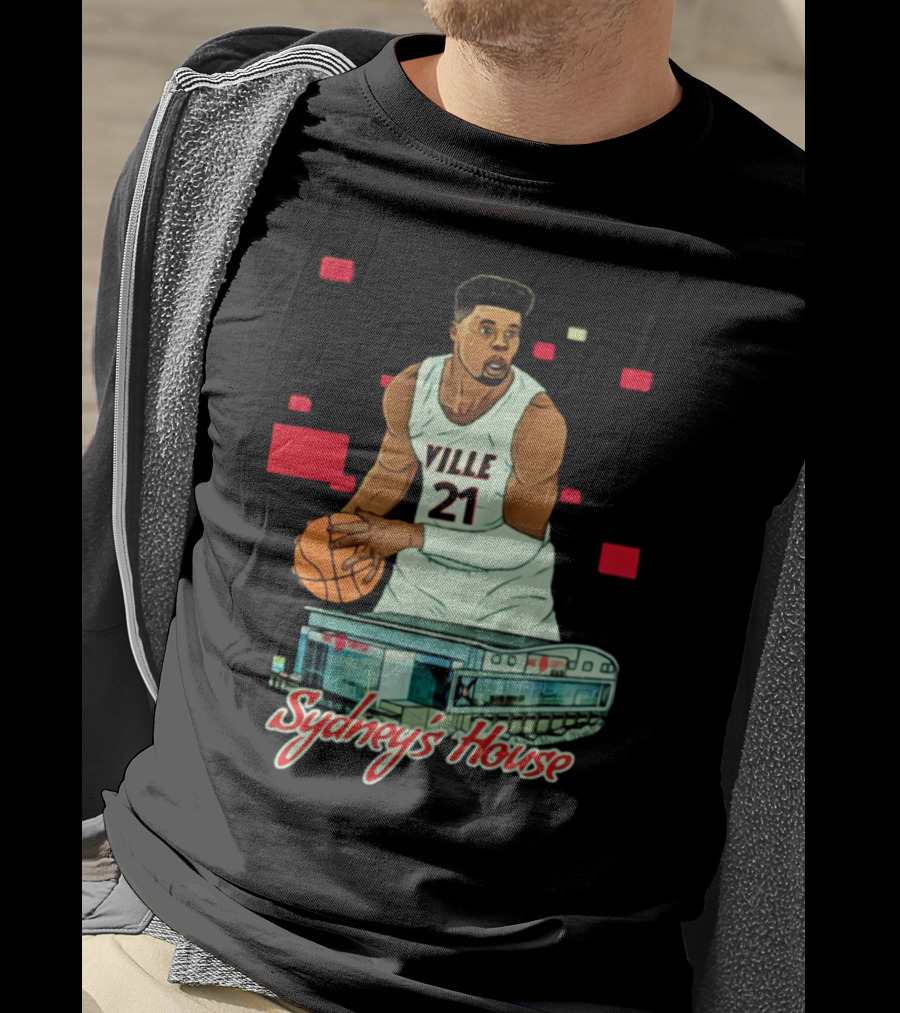 Sydney's House Ville 21 Basketball Player T-Shirt