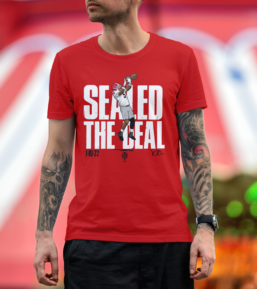 Kelee Ringo Sealed The Deal 1-10-22 Football Catch T-Shirt