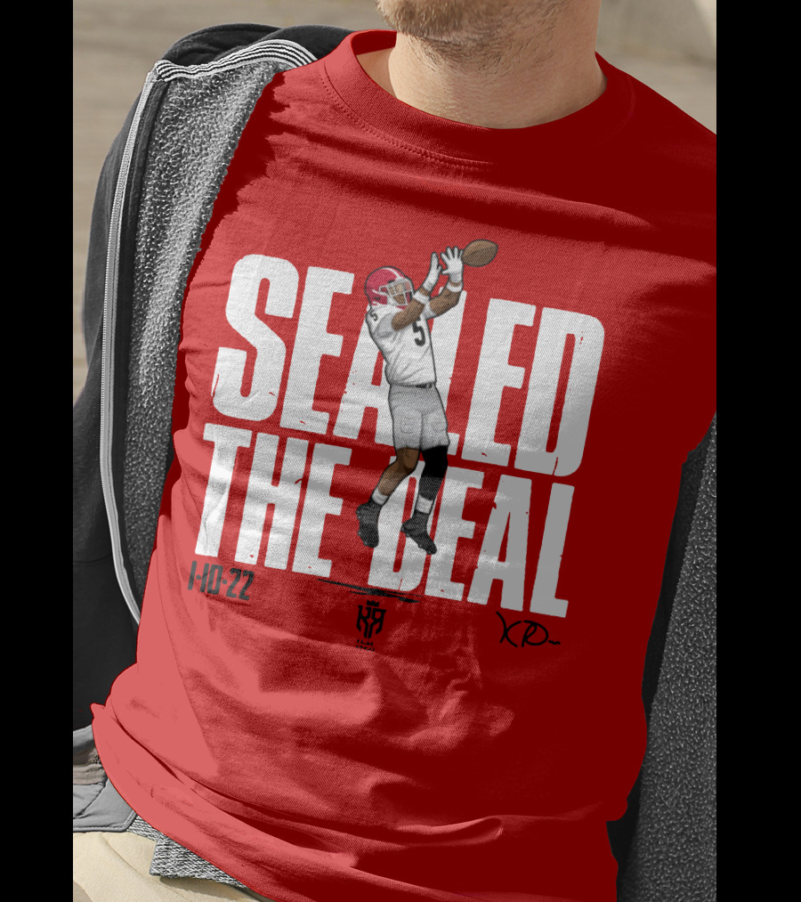 Kelee Ringo Sealed The Deal 1-10-22 Football Catch T-Shirt