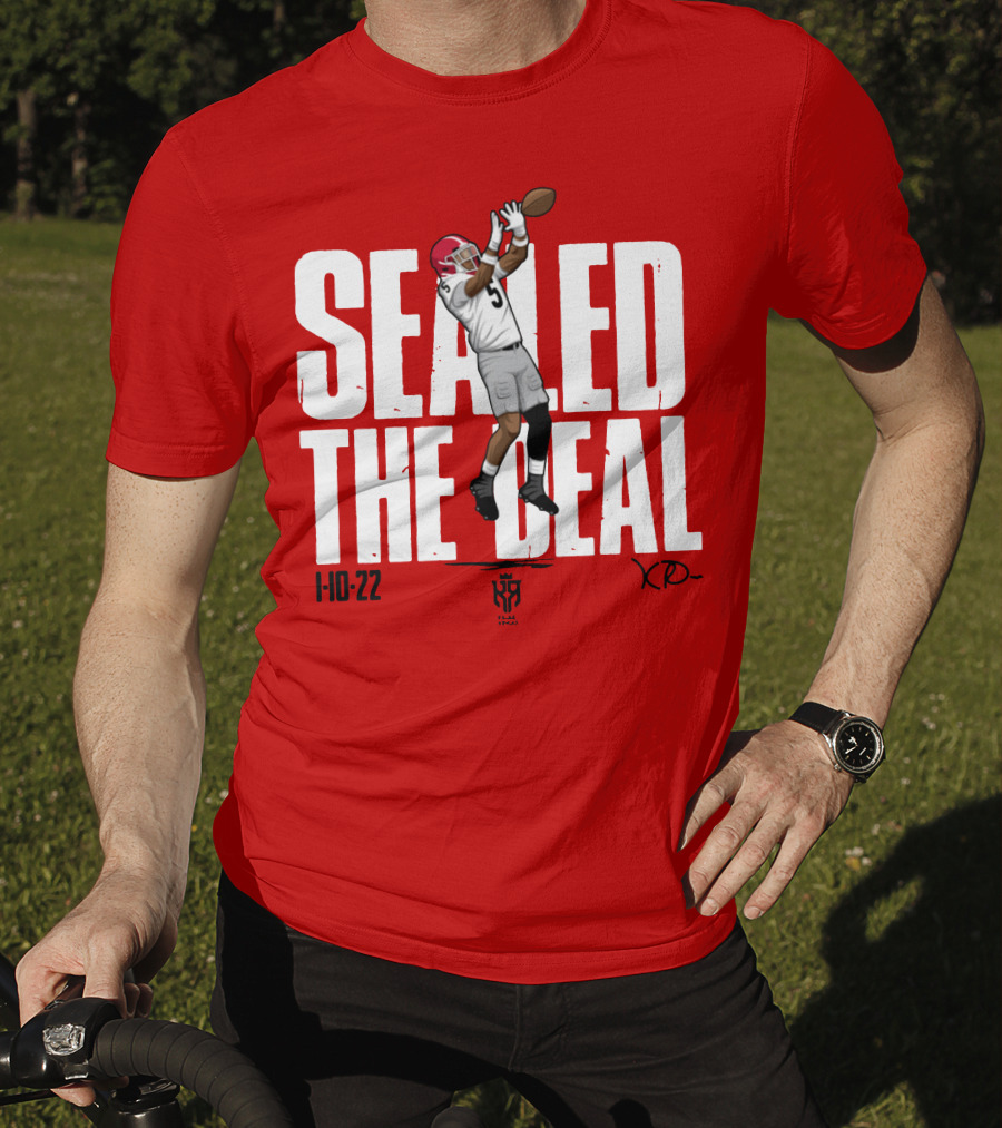 Kelee Ringo Sealed The Deal 1-10-22 Football Catch T-Shirt