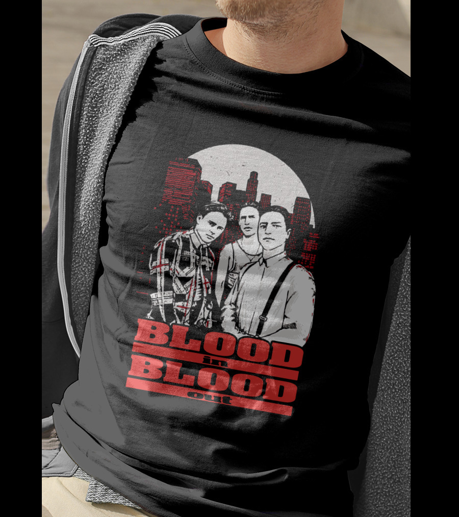 Blood In Blood Out Los Angeles Trio Urban Skyline T-Shirt