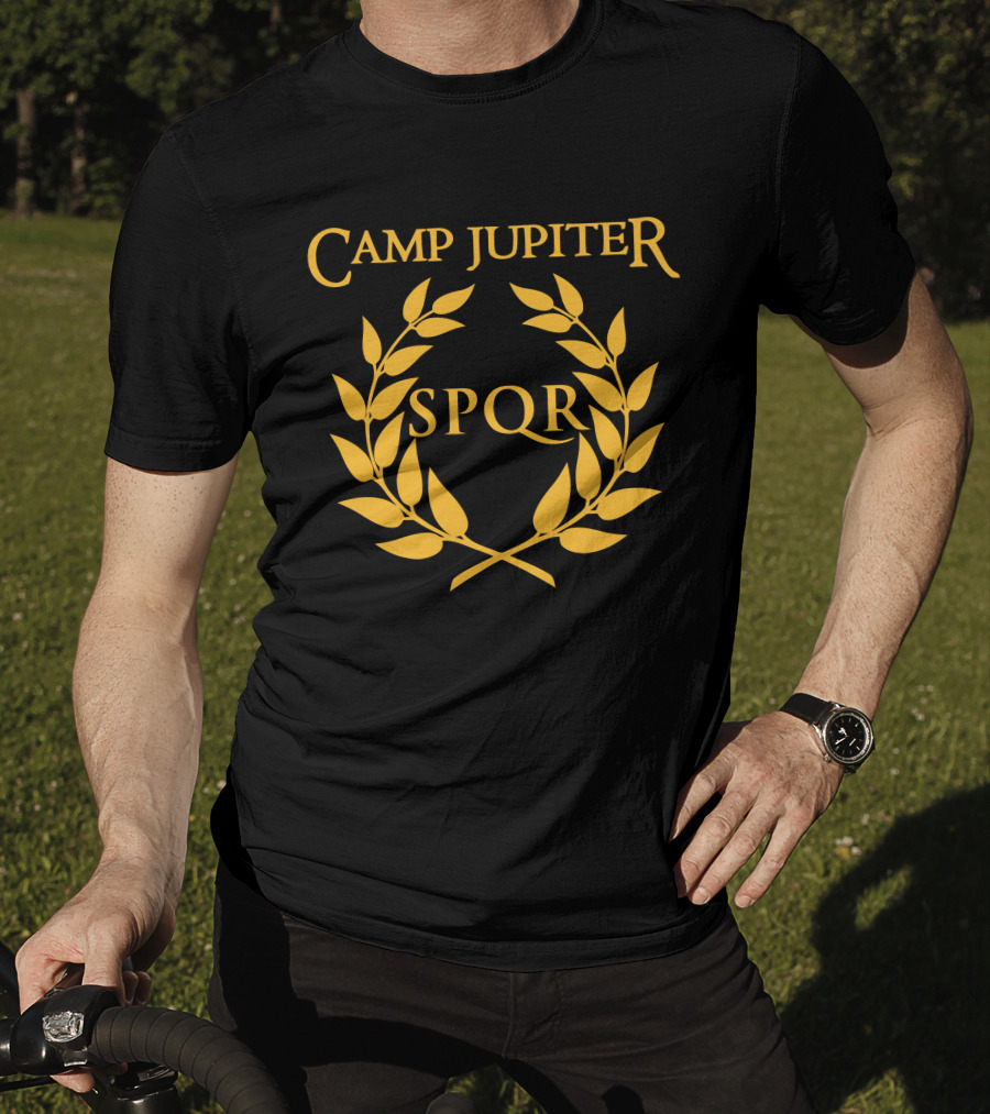 Camp Jupiter SPQR Golden Laurel Emblem T-Shirt