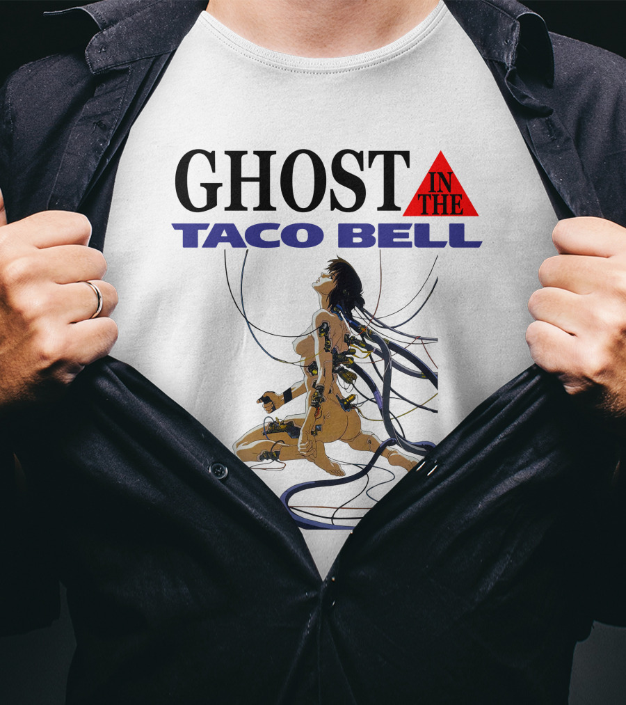 Ghost In The Taco Bell Cyber Aesthetic Fusion T-Shirt