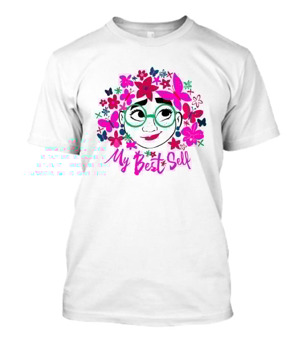My Best Self Encanto Store Flowers Butterflies Glasses T-Shirt