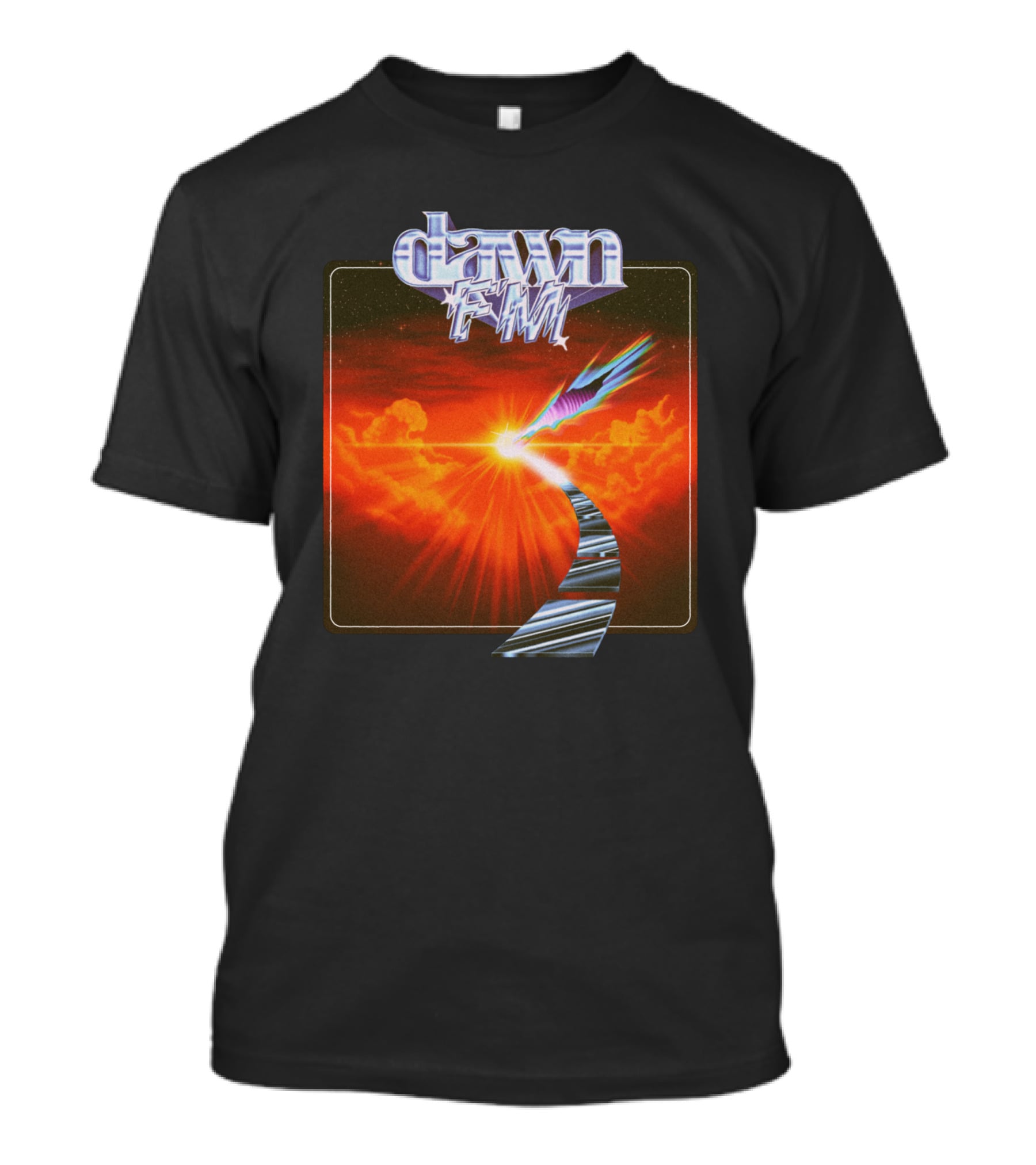 Dawn FM Radiant Pathway Album Cover Aesthetic T-Shirt