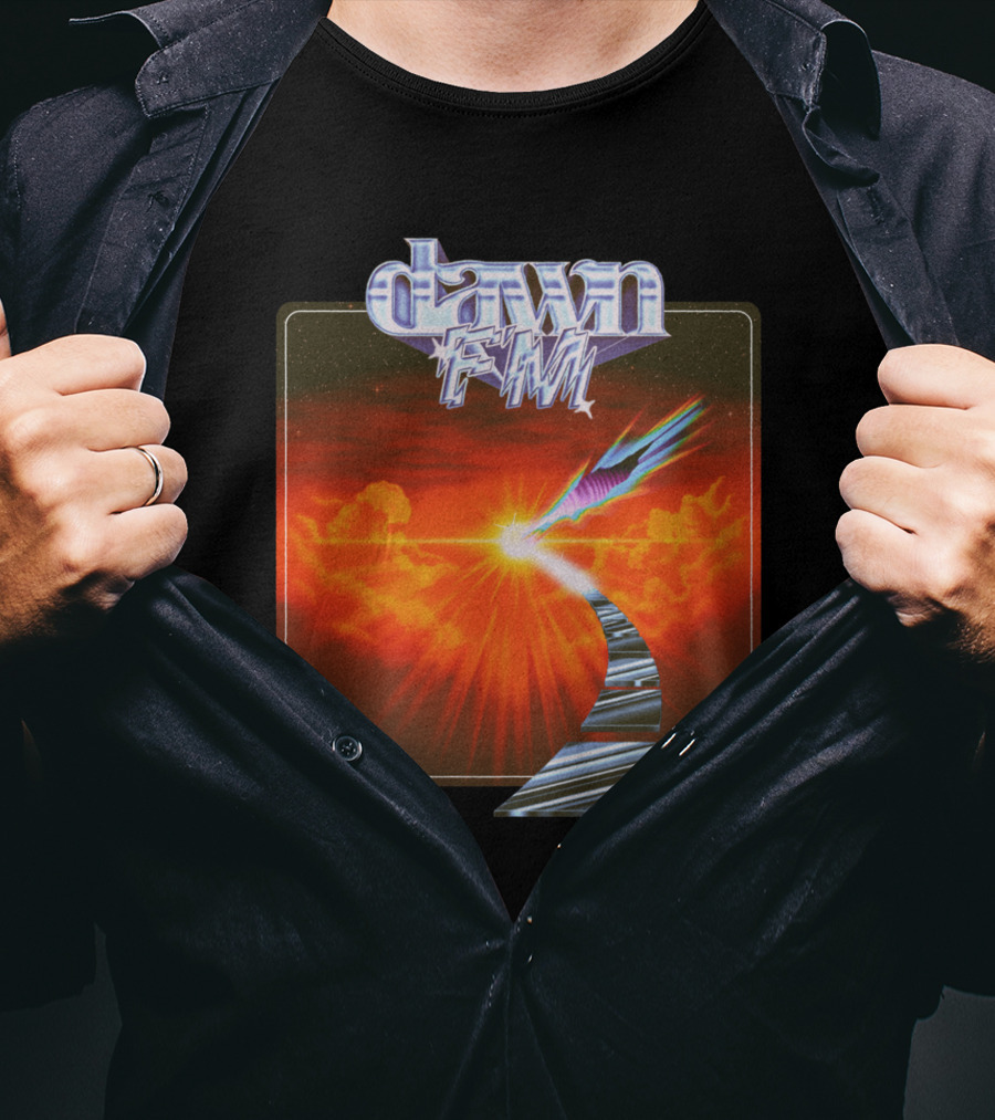Dawn FM Radiant Pathway Album Cover Aesthetic T-Shirt