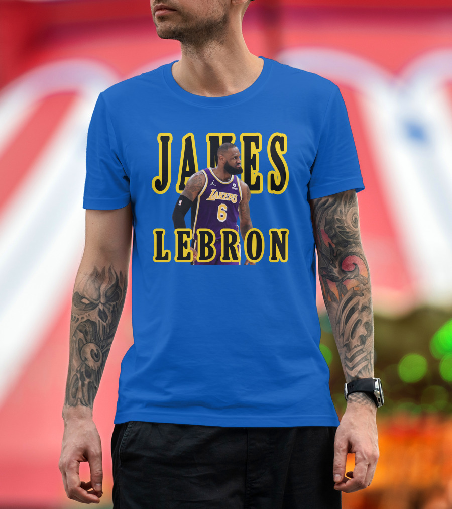 JAMES LEBRON Lakers 6 NBA T-Shirt
