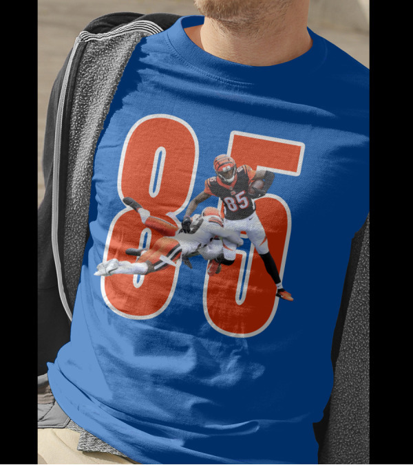 Tee Higgins Tamaurice William Cincinnati Bengals 85 Football T-Shirt