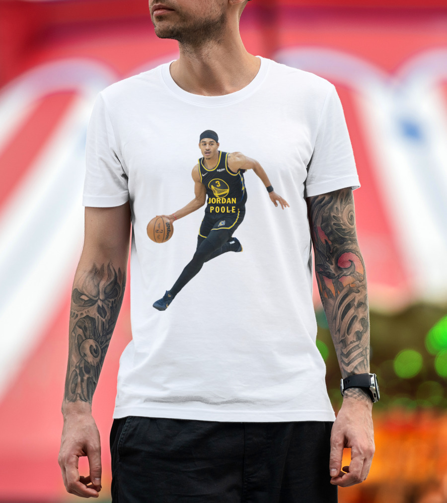 Jordan Poole NBA Golden State Warriors Basketball T-Shirt