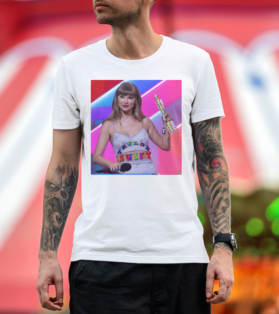 Taylor Swift Singer Songwriter Colorful Text Award Moment T-Shirt