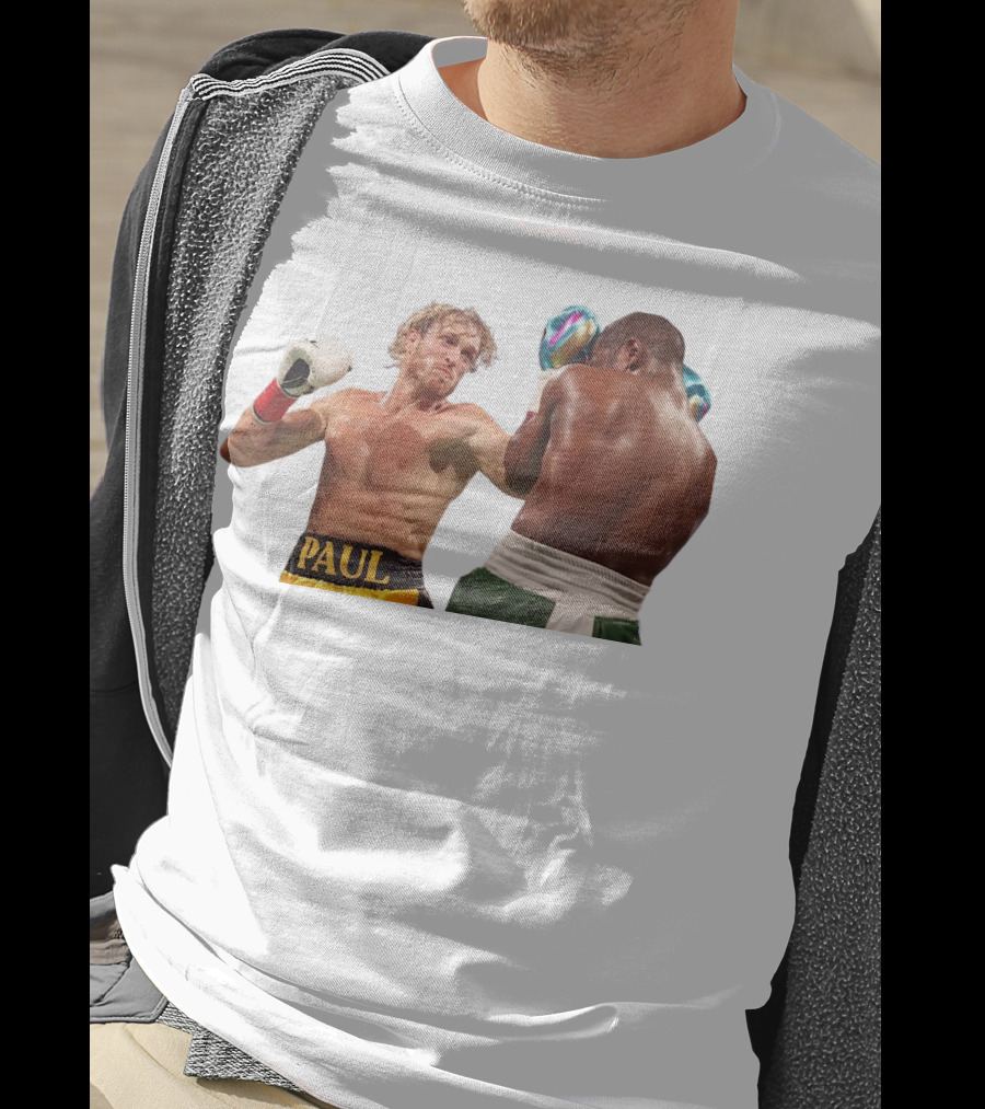 Logan Paul Boxing Match Action Scene T-Shirt
