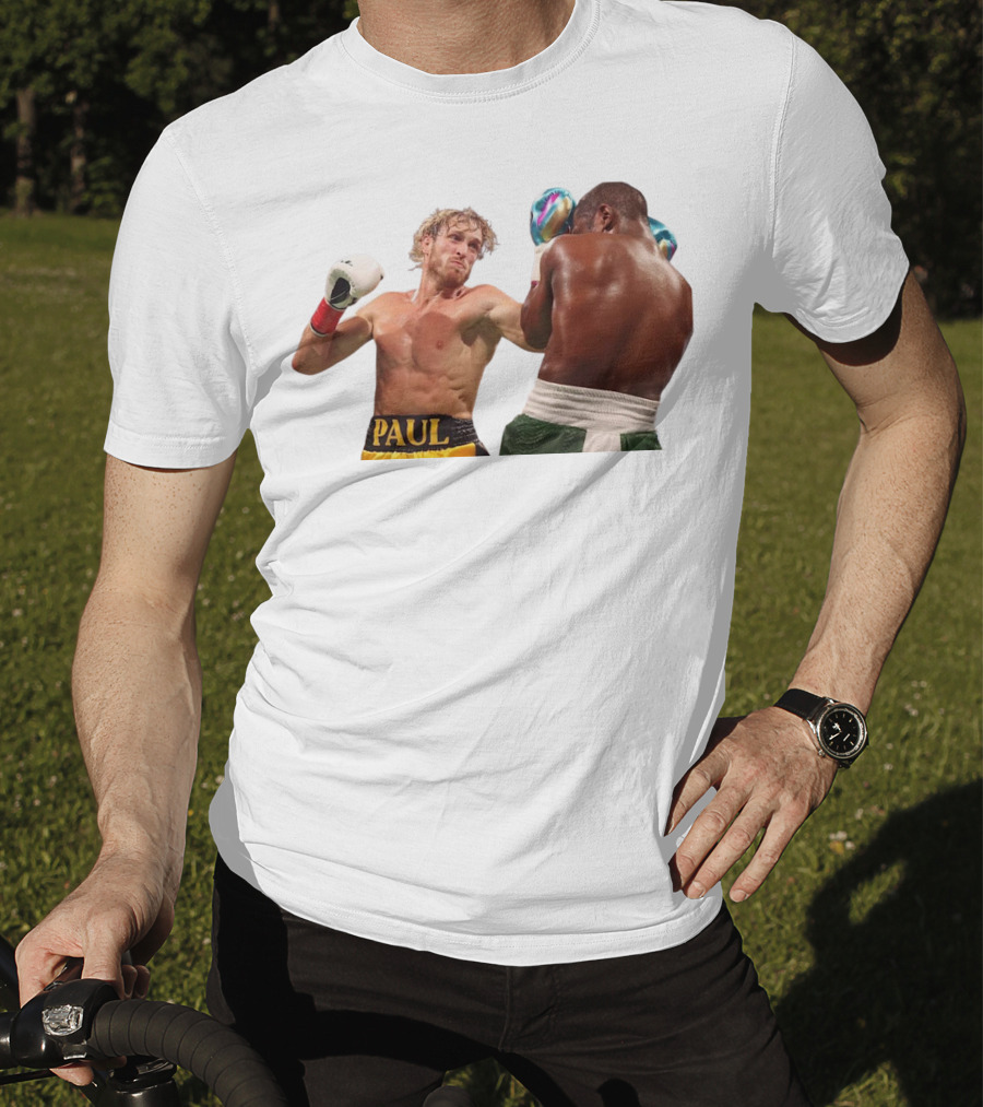 Logan Paul Boxing Match Action Scene T-Shirt