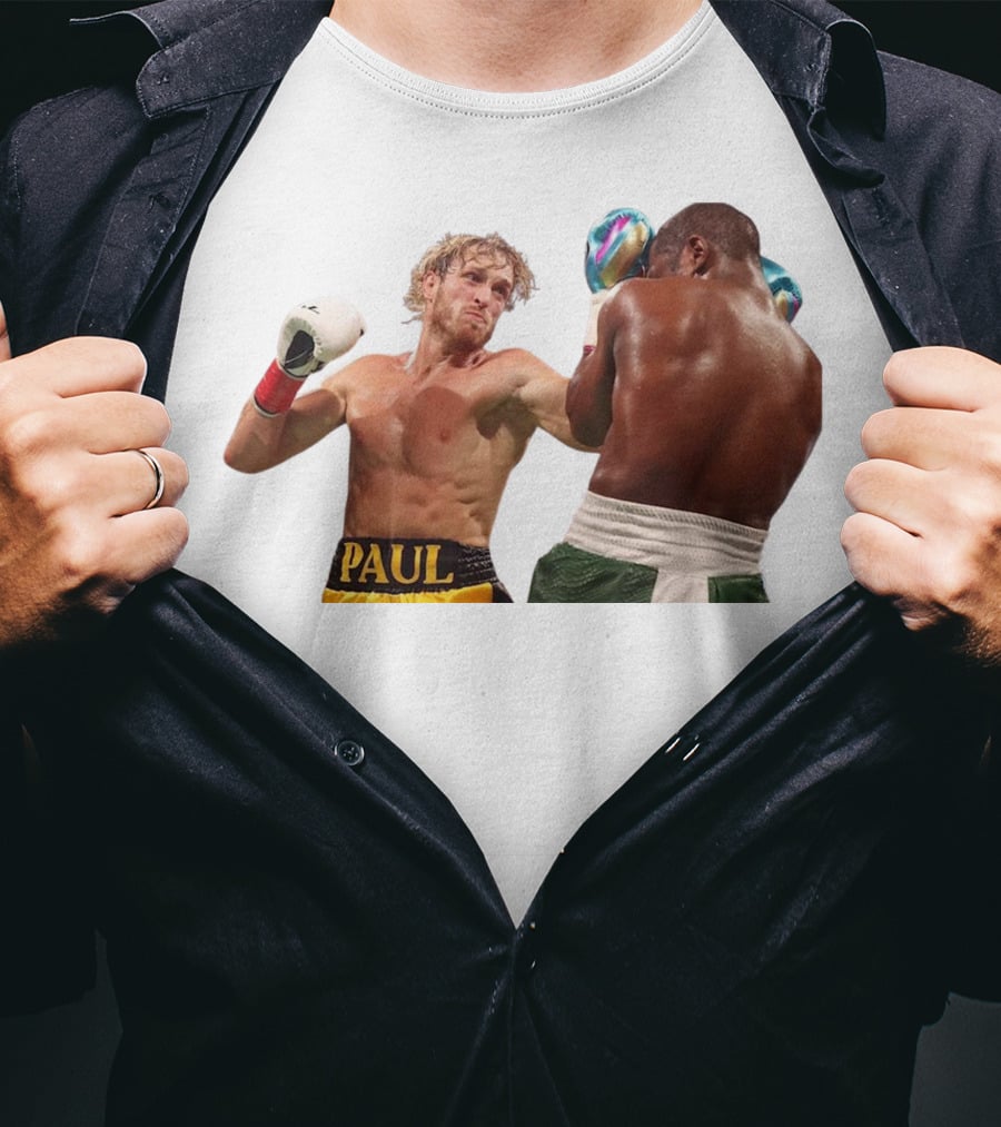 Logan Paul Boxing Match Action Scene T-Shirt