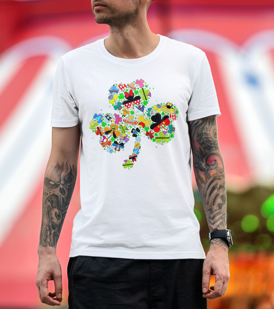 DN Shamrocks Mickey Minnie Colorful Elements T-Shirt