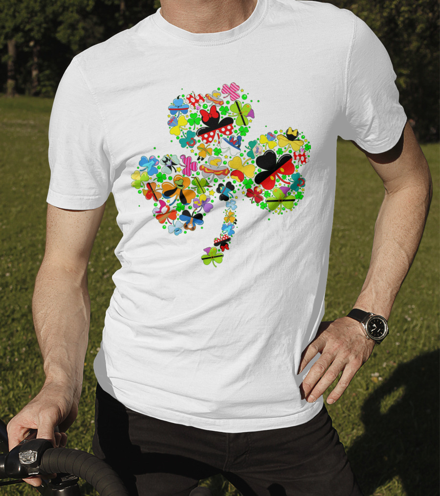 DN Shamrocks Mickey Minnie Colorful Elements T-Shirt
