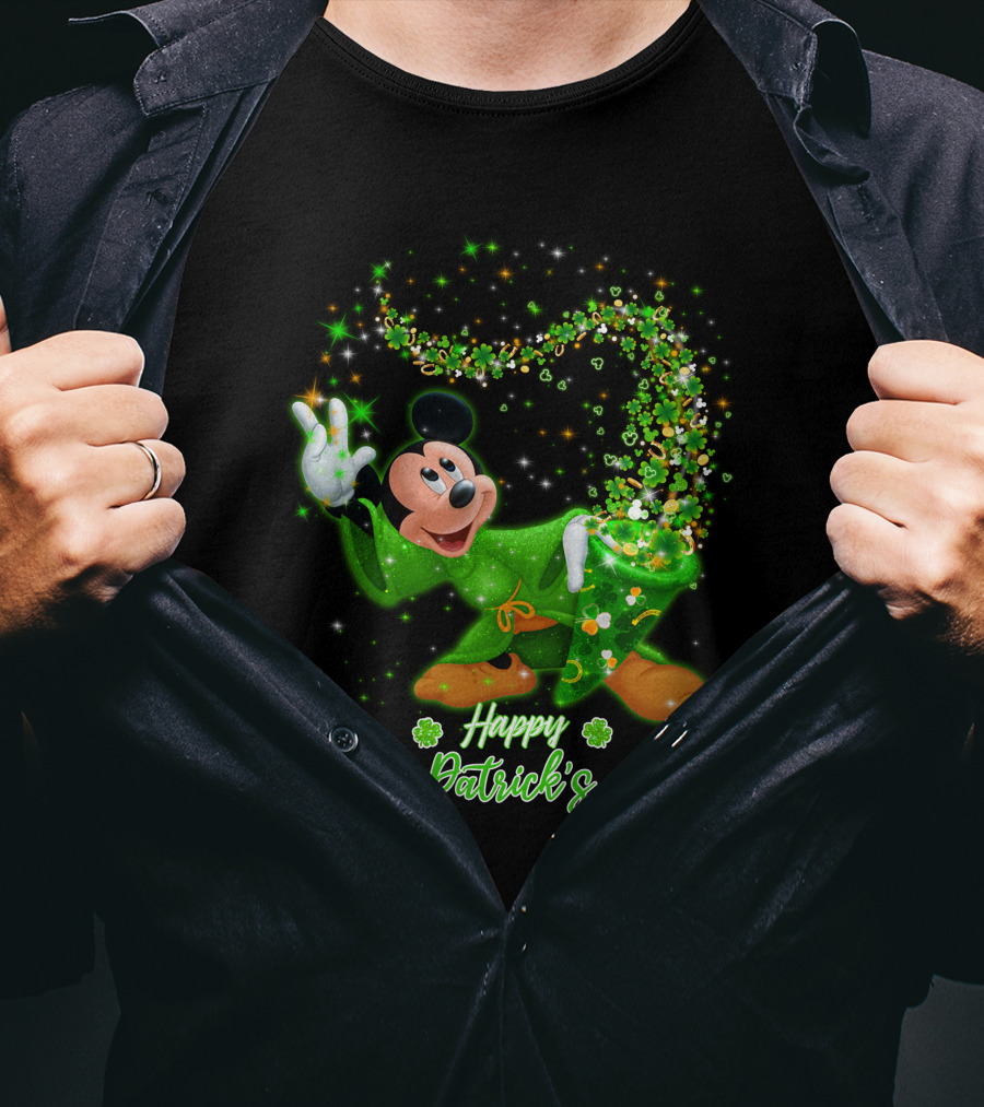 Happy St. Patrick's Day Mickey Mouse T-Shirt