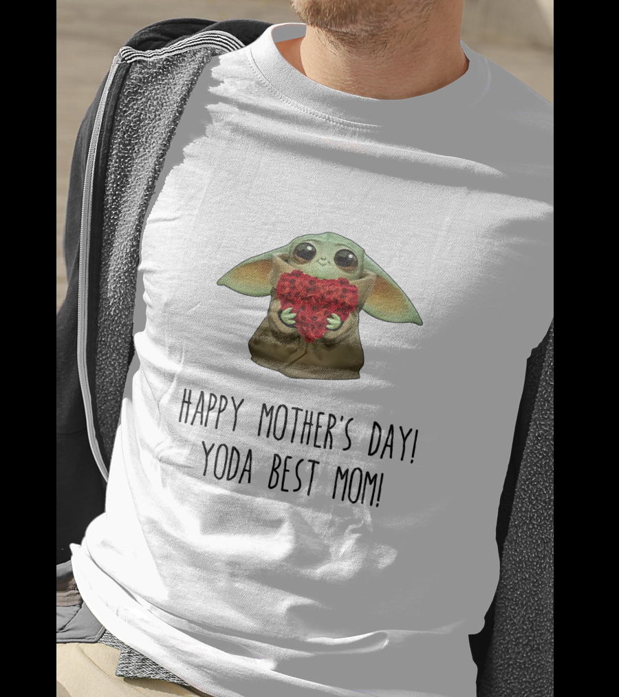 Happy Mother's Day Yoda Best Mom T-Shirt