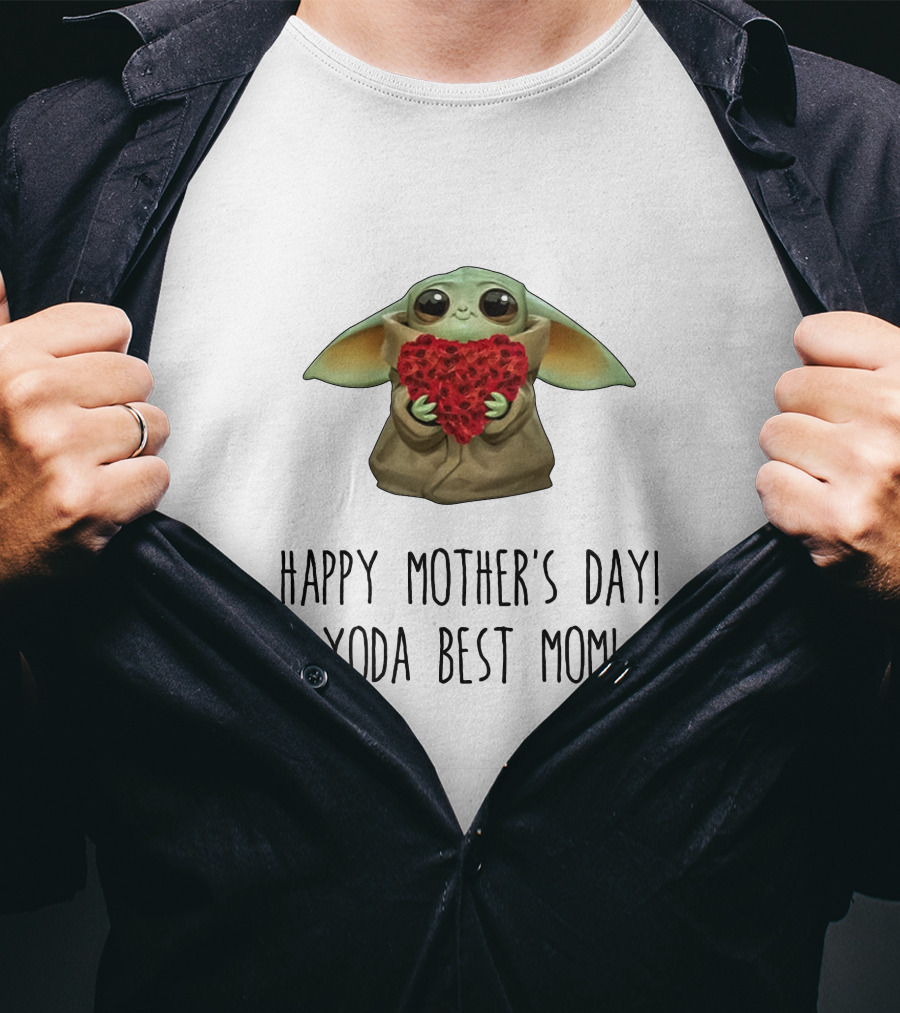 Happy Mother's Day Yoda Best Mom T-Shirt