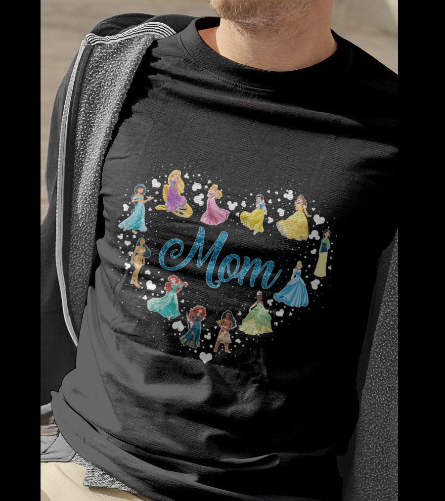 Mom Princess Heart T-Shirt