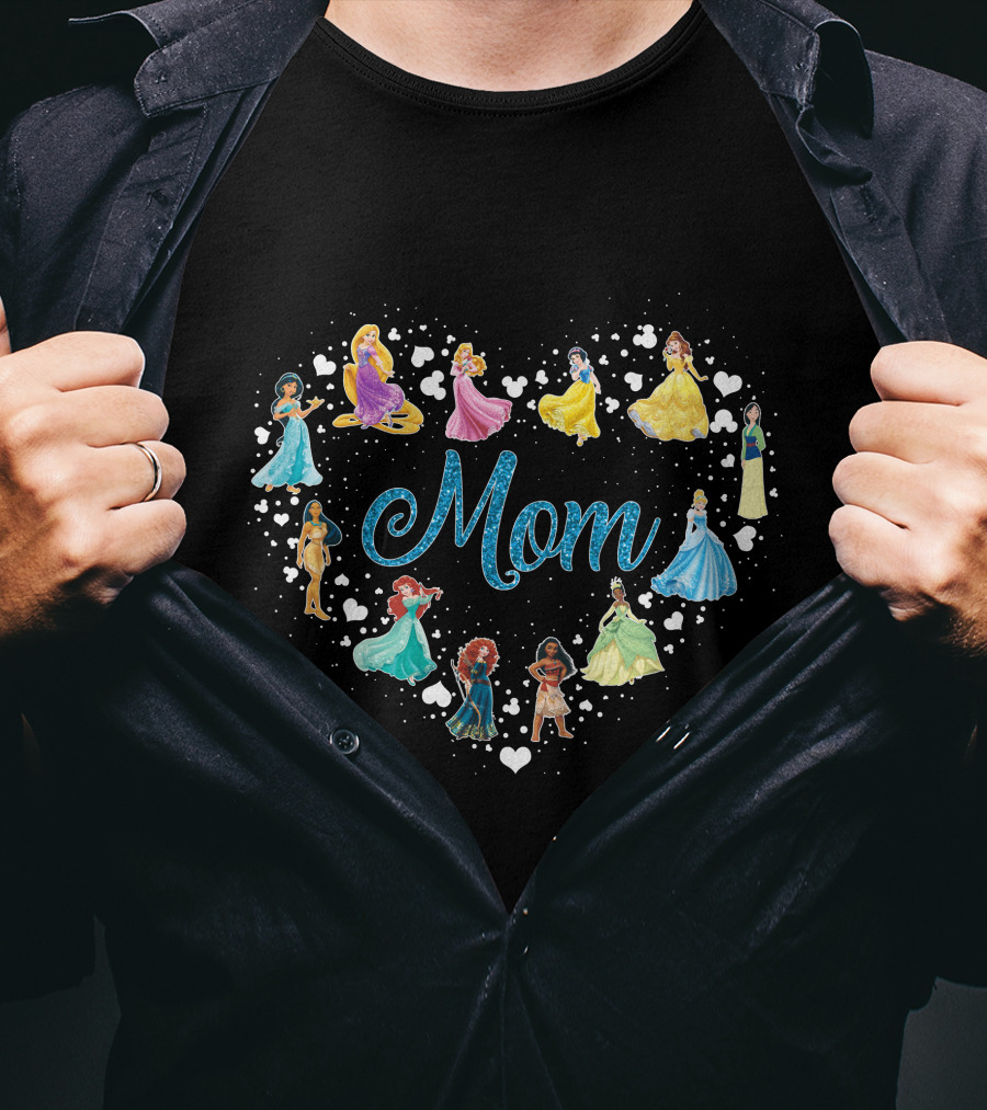 Mom Princess Heart T-Shirt