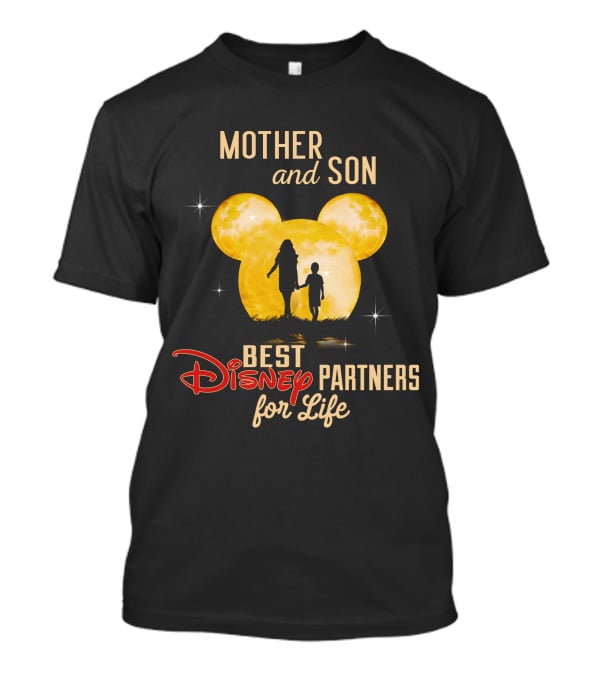Mother And Son Best Disney Partners For Life T-Shirt