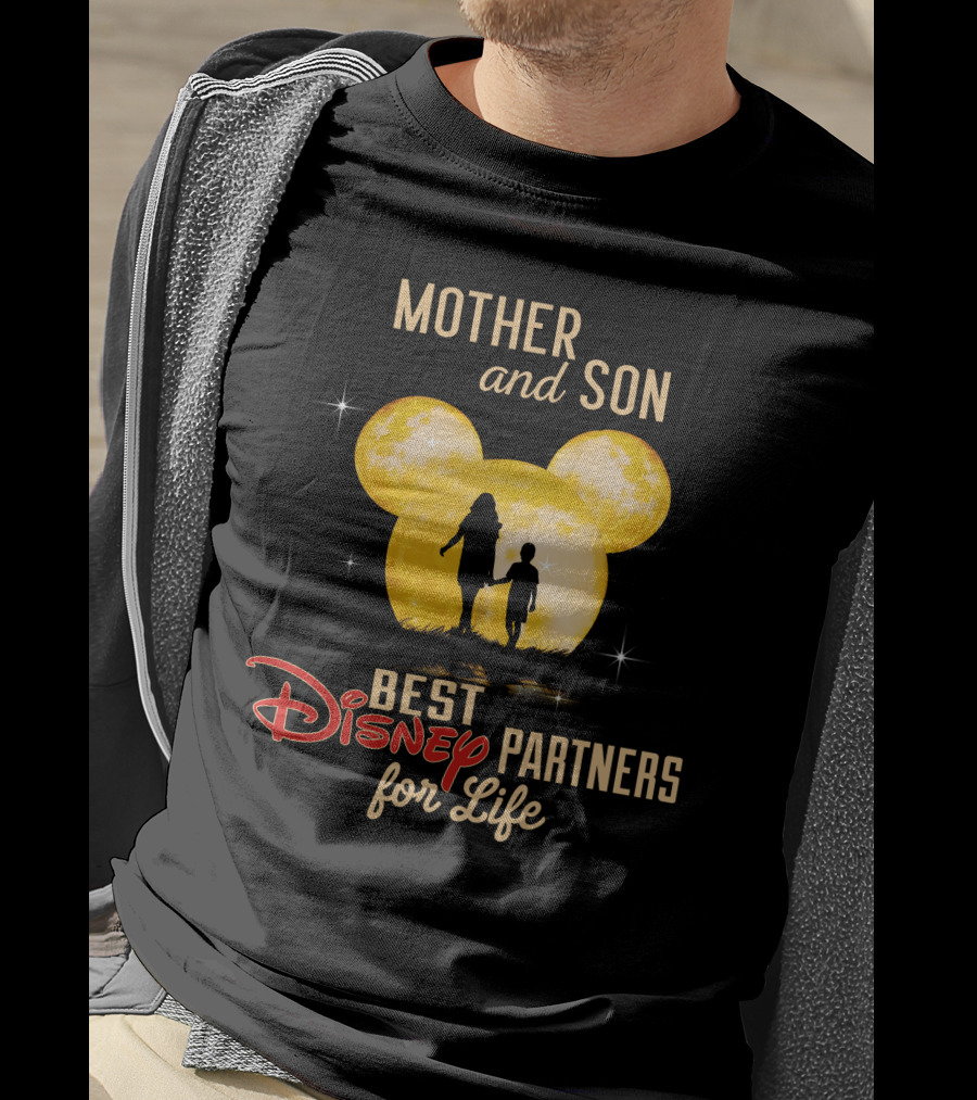 Mother And Son Best Disney Partners For Life T-Shirt