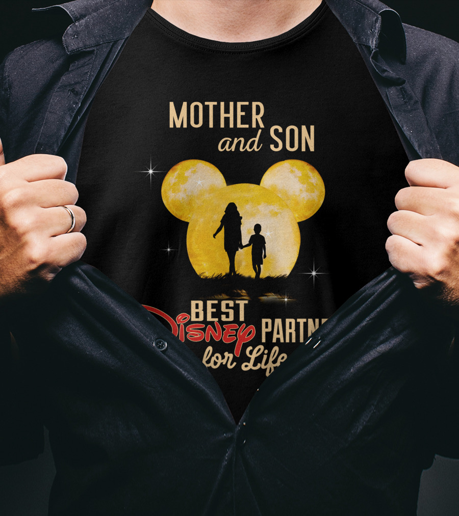Mother And Son Best Disney Partners For Life T-Shirt