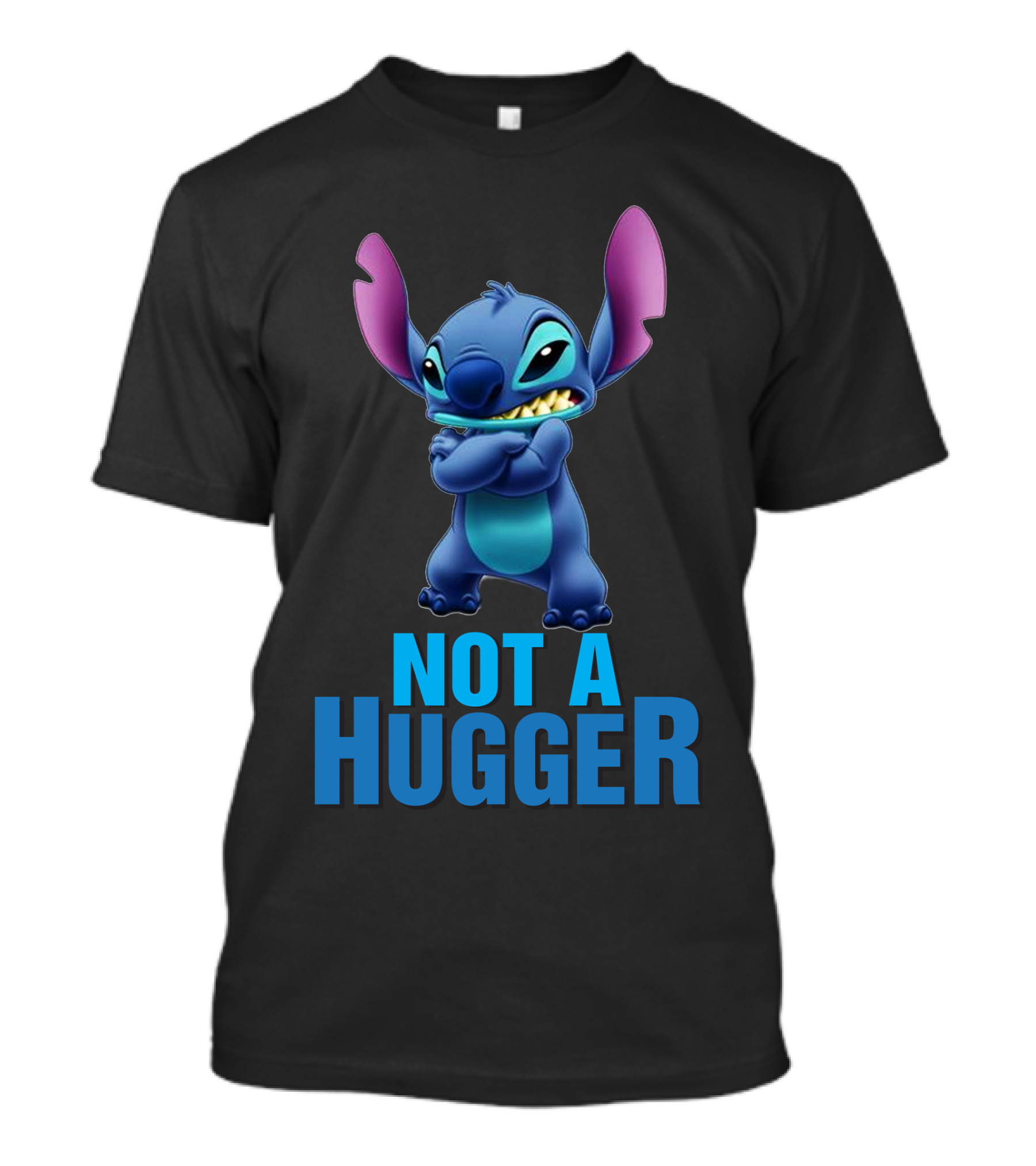 NOT A HUGGER Stitch Disney Lilo And Stitch T-Shirt