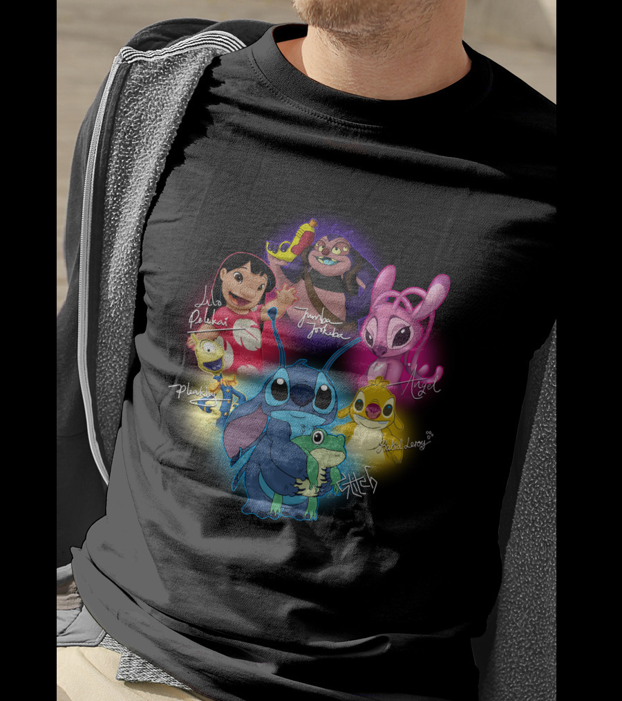 Stit And Friend Lilo Pleakley Jumba Jookiba Angel Leroy 626 625 T-Shirt