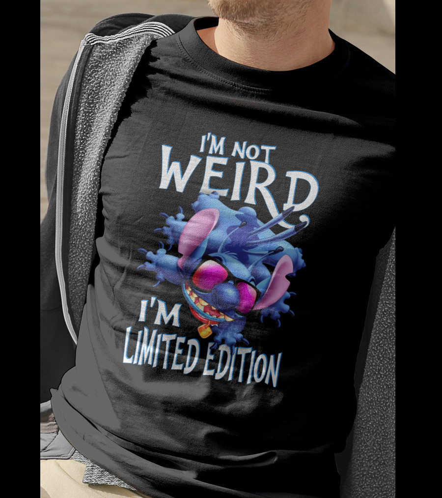 I'm Not Weird I'm Stitch Sunglasses T-Shirt