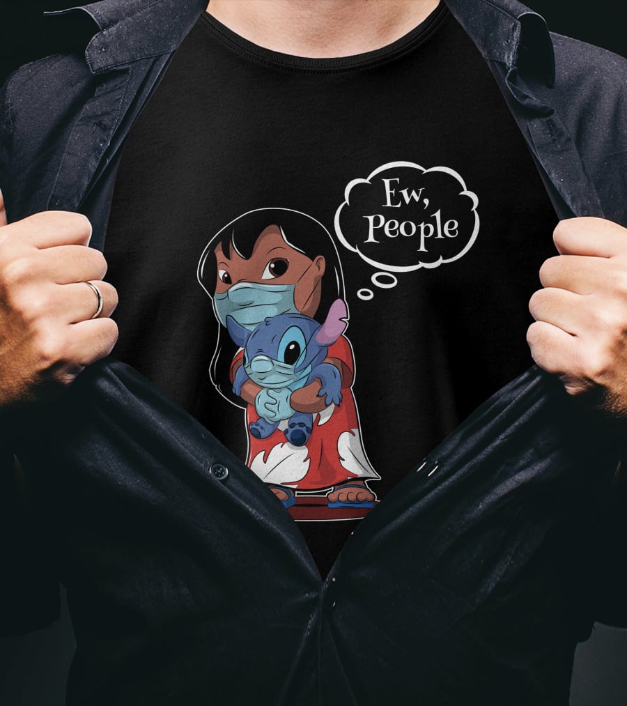 Ew People Masked Duo Humor T-Shirt