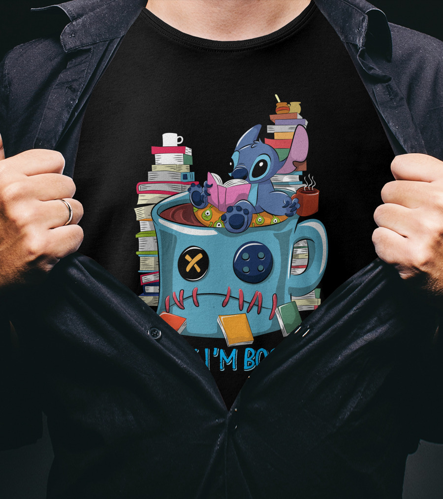 Sorry I'm Booked Stitch Coffee Mug And Books T-Shirt