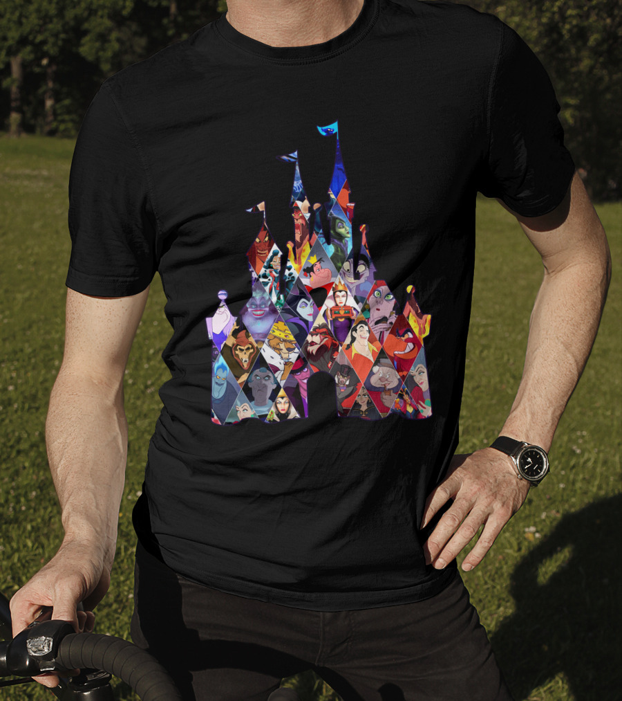 Disney Villains Castle Silhouette Collection T-Shirt