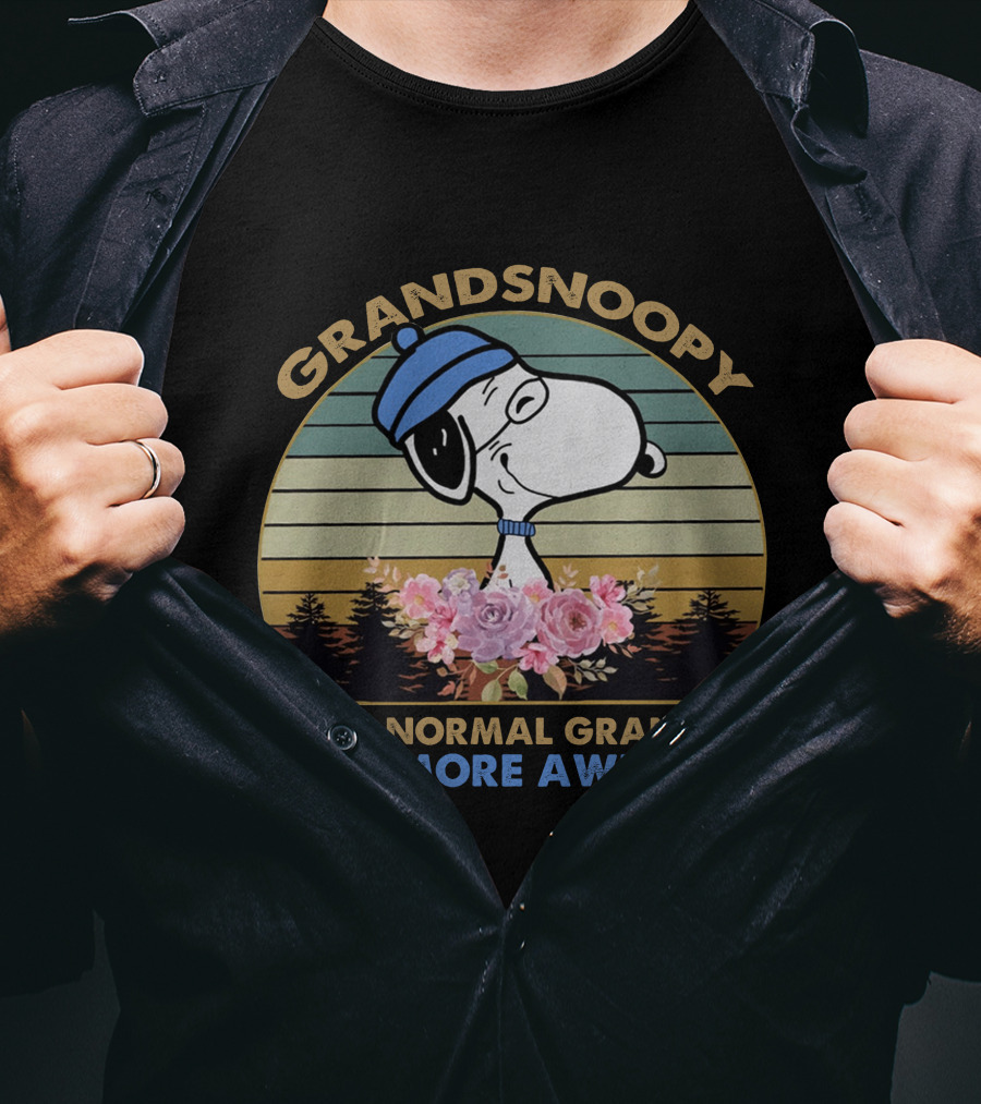 Grandsnoopy Like A Normal Grandma Only More Awesome T-Shirt