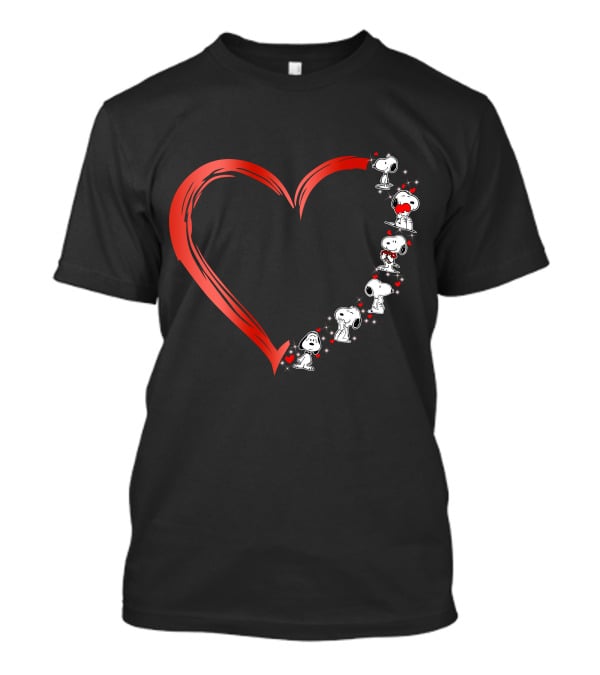 Snoopy Love Heart T-Shirt