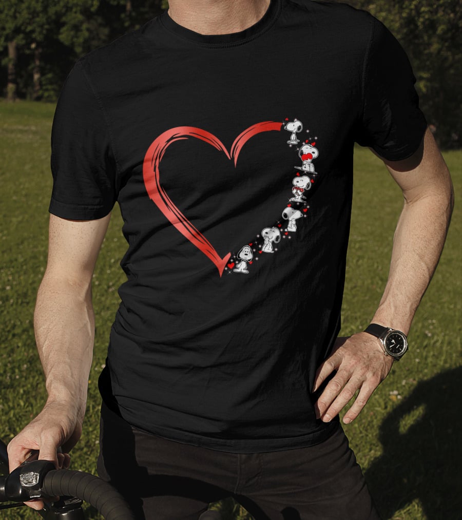 Snoopy Love Heart T-Shirt