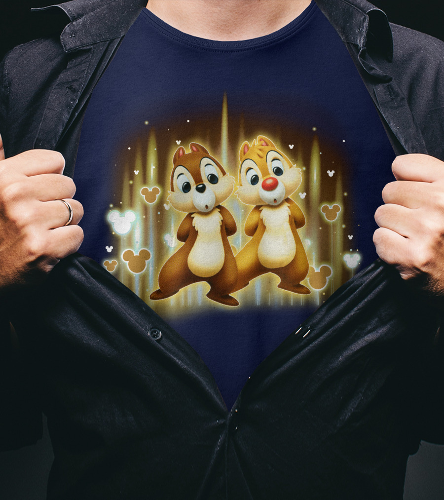CND Heart Chip And Dale Mickey Ears Icons T-Shirt