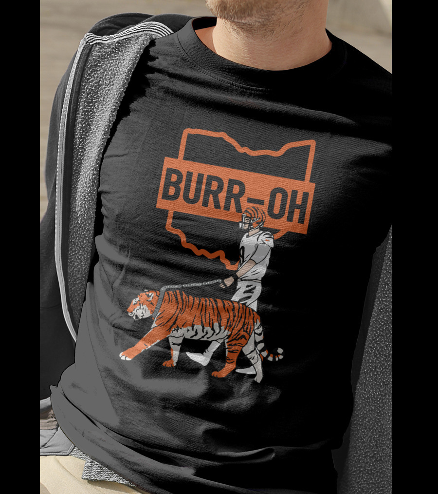 BURR-OH Cincinnati Bengals Tiger Walk T-Shirt