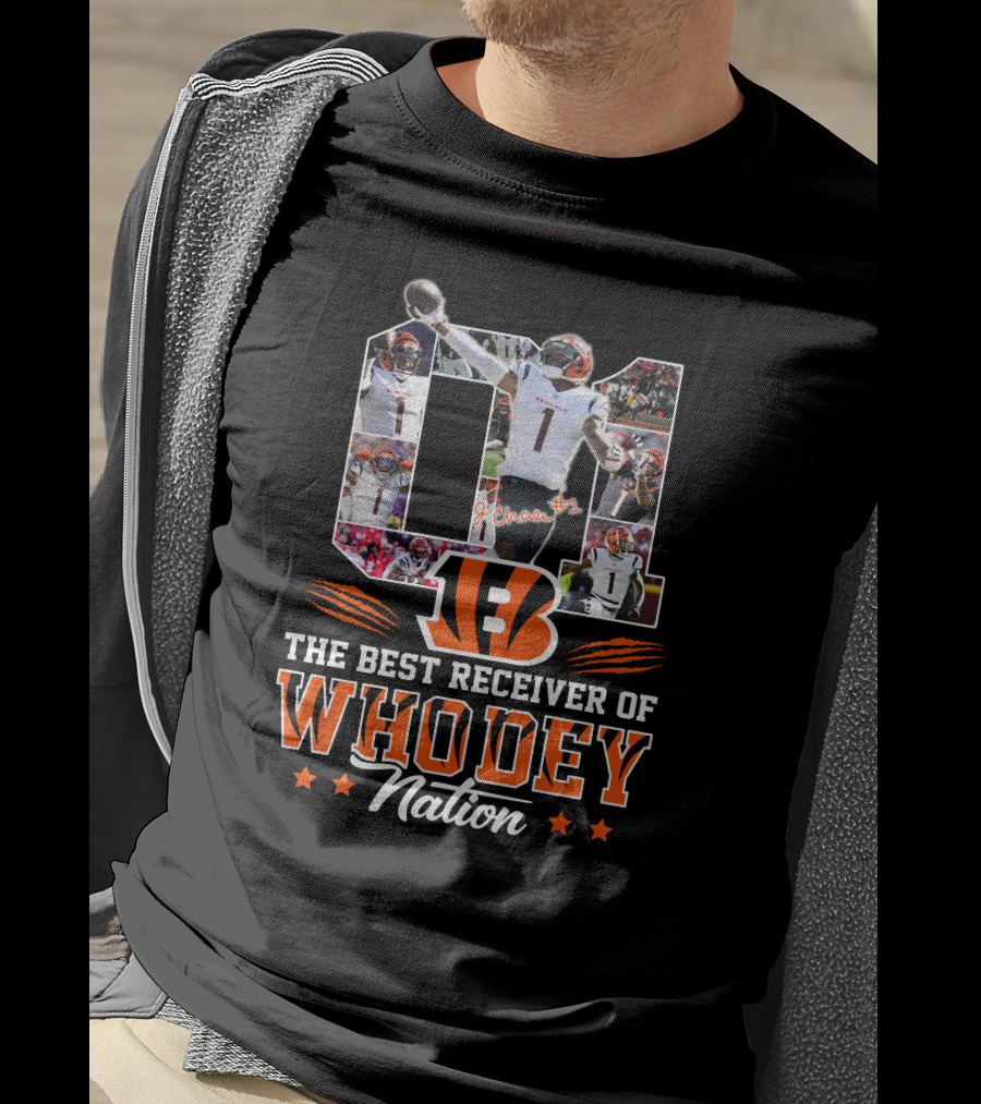 NFL Bengals 01 The Best Receiver Of Who-Dey Nation T-Shirt