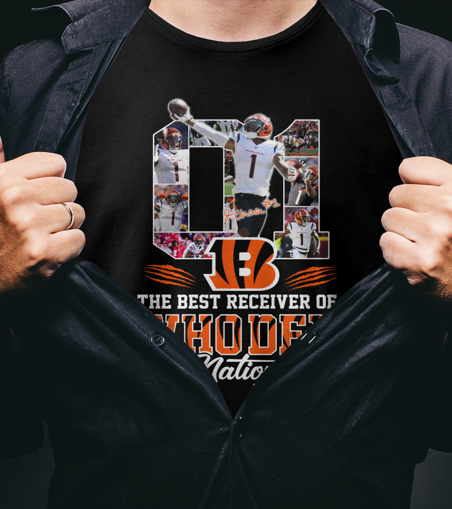 NFL Bengals 01 The Best Receiver Of Who-Dey Nation T-Shirt