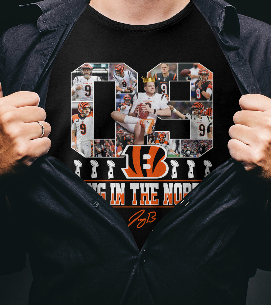 09 King In The North Bengals Football QB T-Shirt