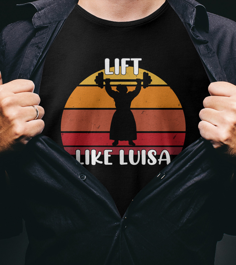 Lift Like Luisa Encanto Vintage Sunset T-Shirt