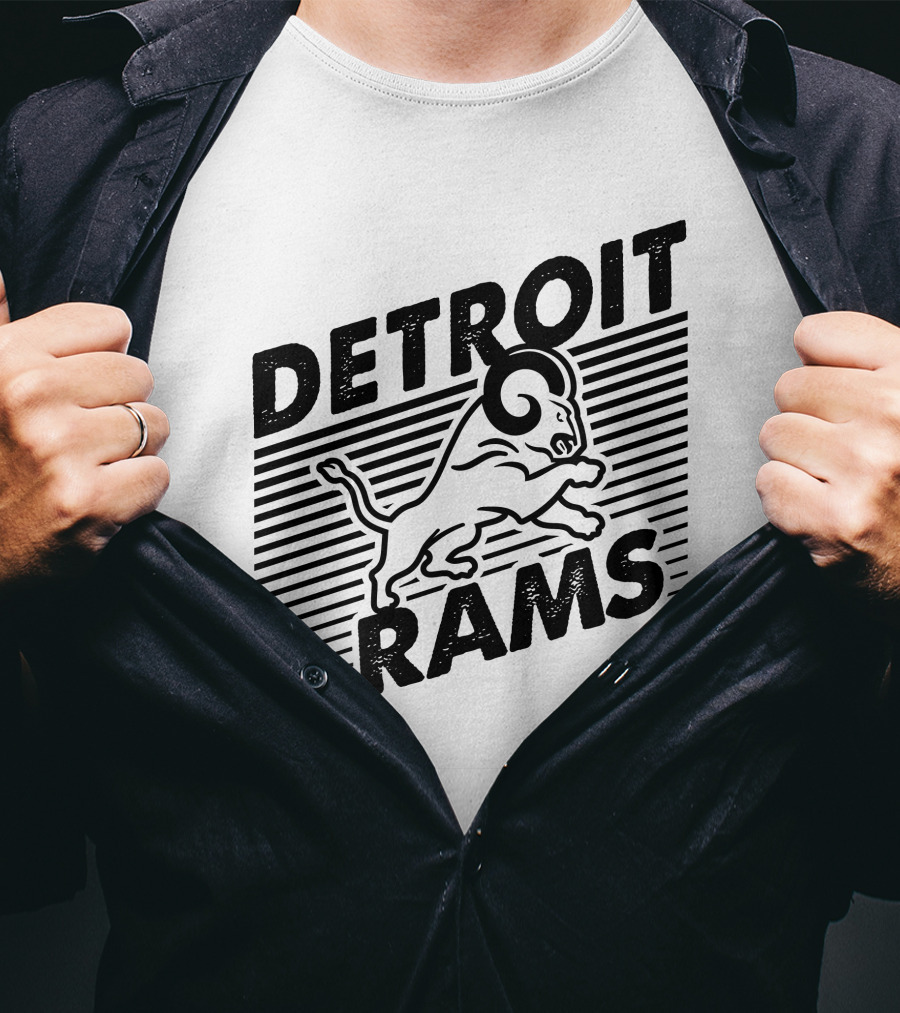 Detroit Rams Jumping Ram T-Shirt
