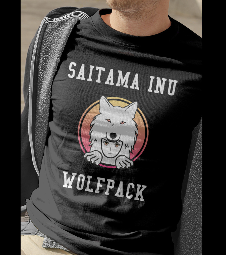 Saitama Inu Wolfpack Crypto Token Cryptocurrency T-Shirt