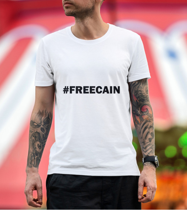 Premium T-Shirt: FreeCain In Support Of Cain Velasquez T-Shirt FreeCain In Support Of Cain Velasquez T-Shirt