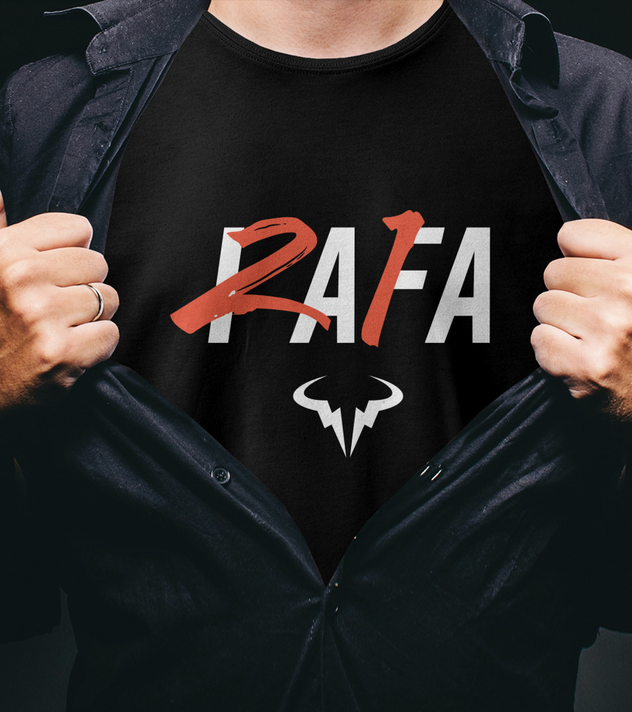 Rafael Nadal Rafa 21 Bull T-Shirt