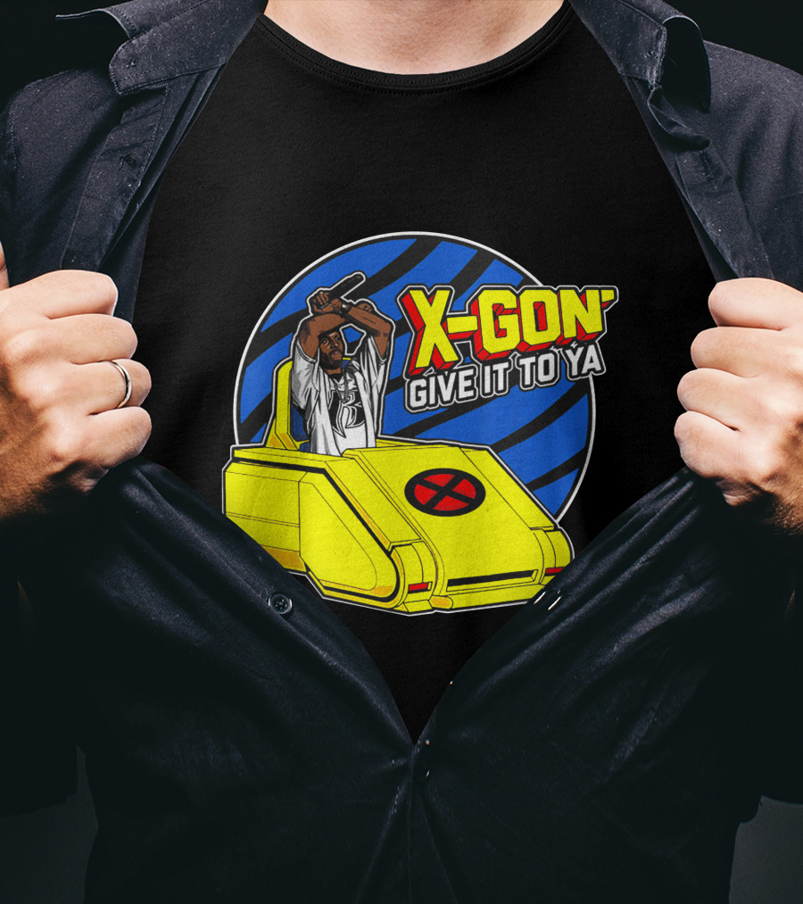 X Gon' Give It To Ya Professor X Inspired Yellow Hoverchair T-Shirt