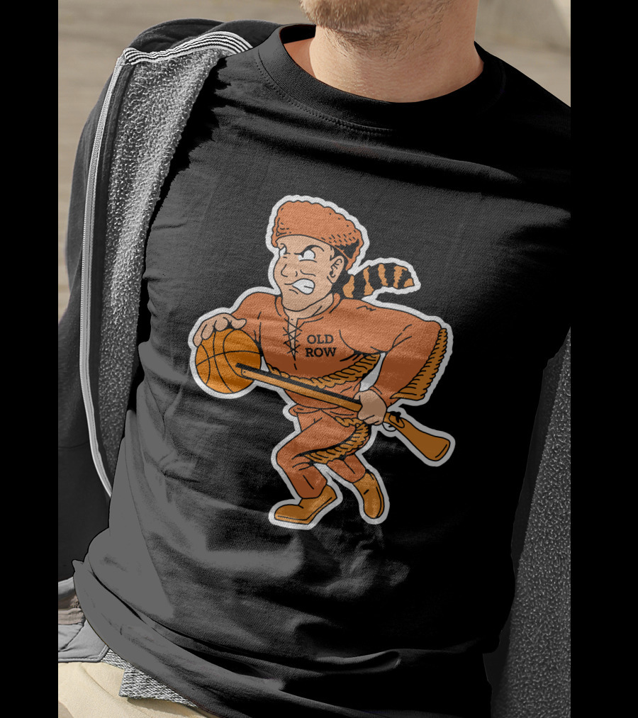 Old Row TN Basketball Pioneer Cartoon T-Shirt
