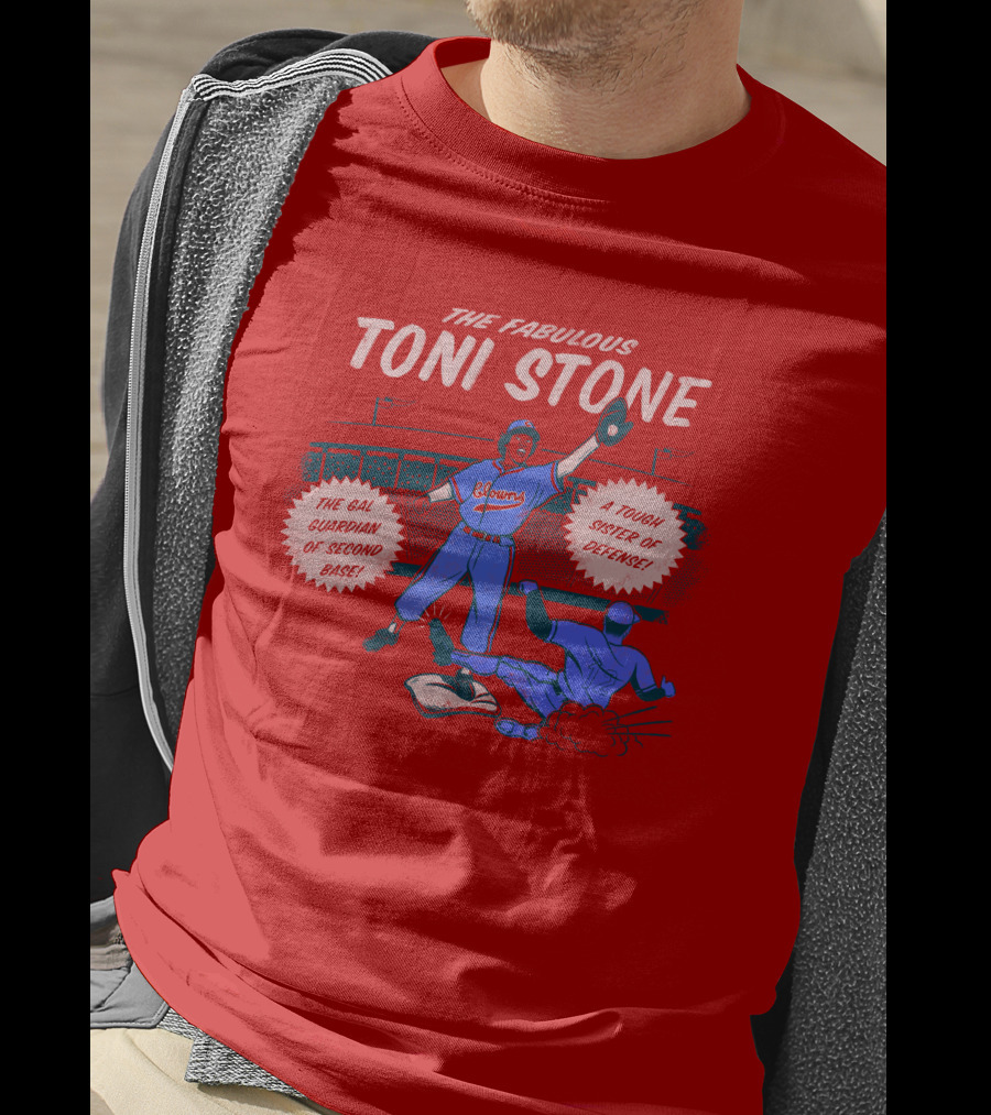 The Fabulous Toni Stone Gal Guardian Of Second Base Tough Sister Of Defense T-Shirt